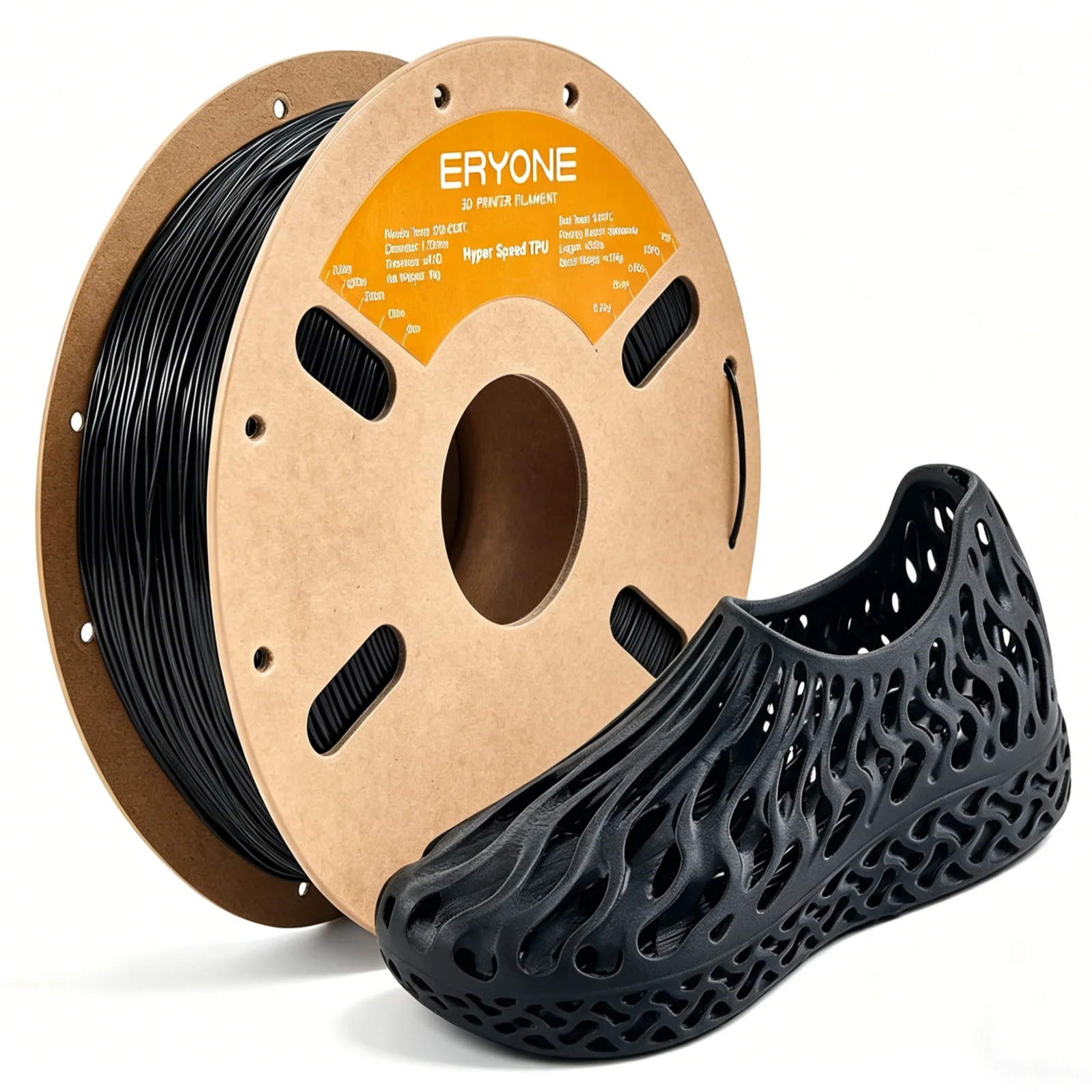 ERYONE 1KG TPU & HS-TPU 95A 3D Printer Filament 1.75mm, Fast Printing Flexible Filament, Wear Resistant multiple colors