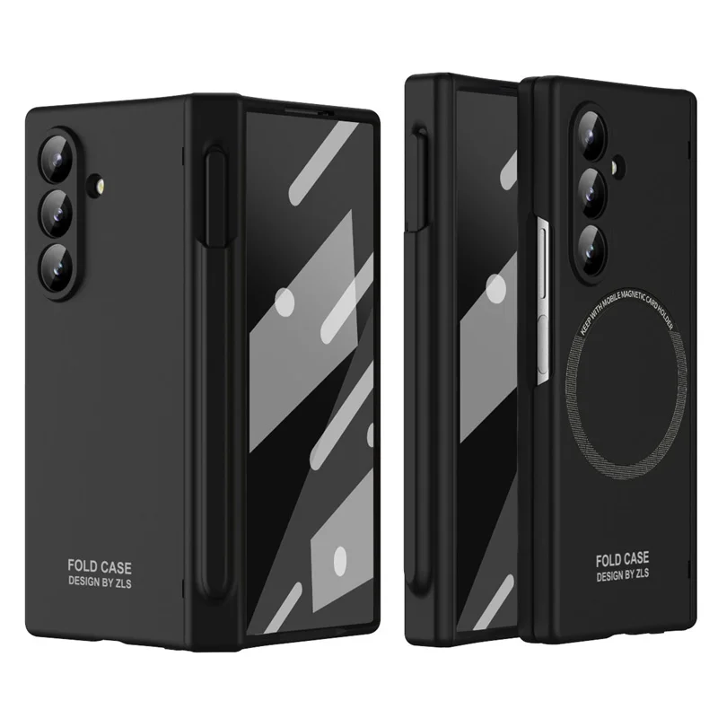 

Magsafe Ultra Thin Matte Hinge Case for Samsung Galaxy Z Fold 7 6With S Pen Slot Wireless Charging Screen Glass Shockproof Cover