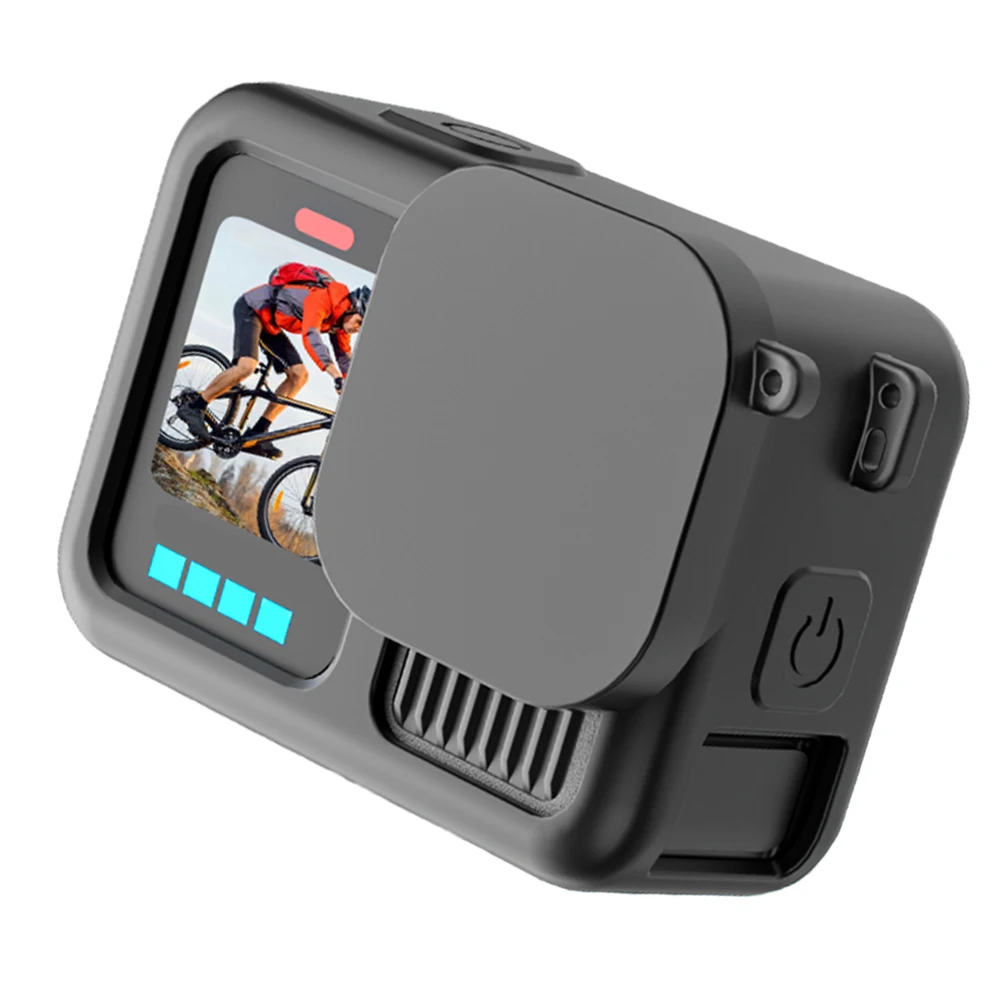 Silikonhülle mit Objektivabdeckung und Trageband, Schutzgehäuse, kratzfeste Schutzhülle für GoPro 13-Zubehör