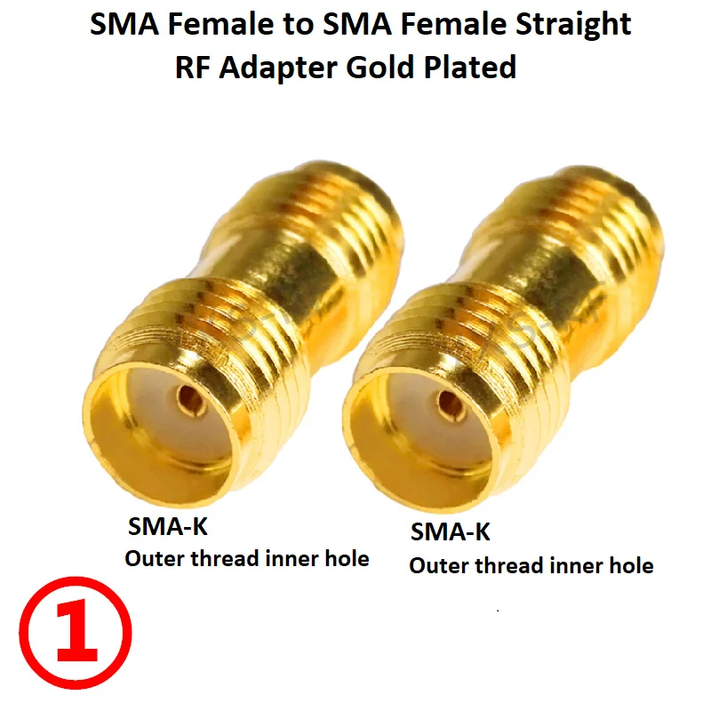 SMA to SMA Adapter SMA Female to SMA Male Straight RF Coaxial Adapter