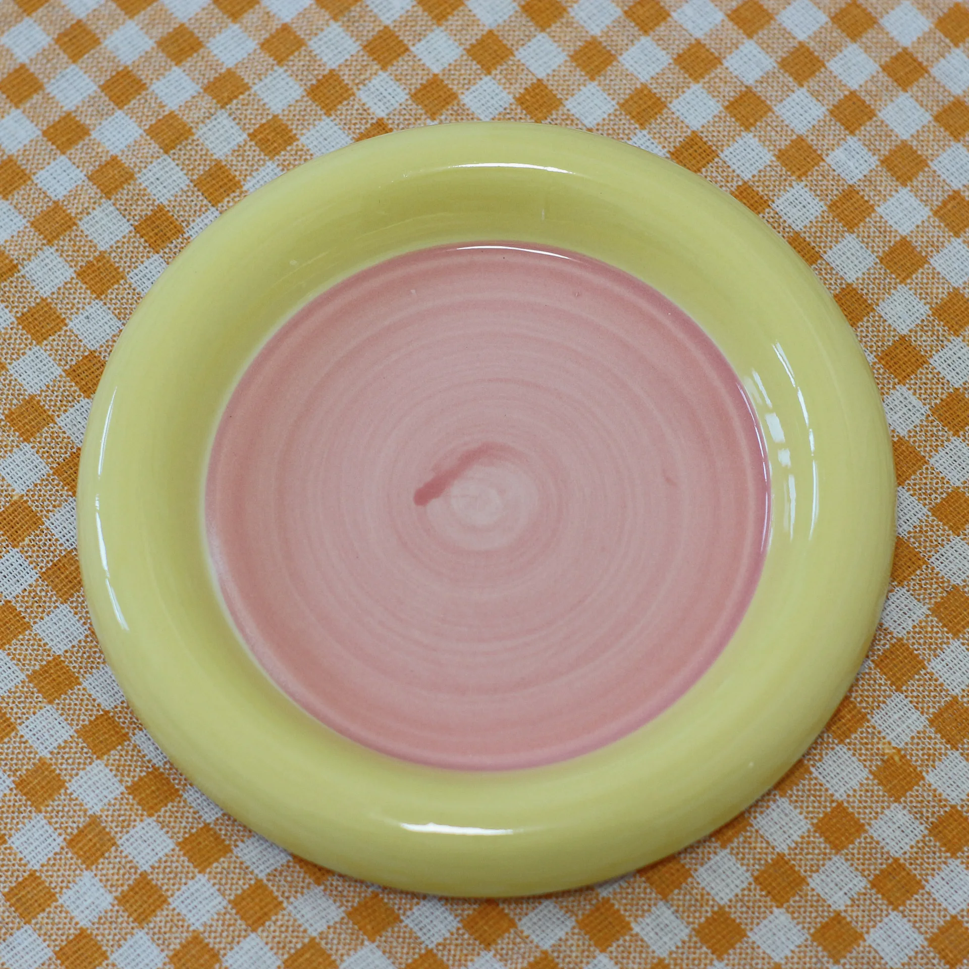 طبق سيراميك مستدير، طبق طعام غربي ذو حدين سميك، طبق للوجبات الخفيفة الإبداعية، أدوات المائدة الأوروبية، أدوات المطبخ ذات الدورة الرئيسية من السيراميك #6