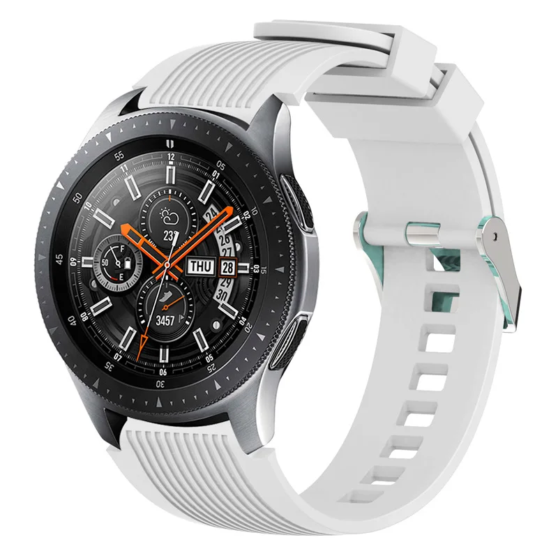 Cinturino in Silicone da 20mm 22mm per Samsung Galaxy Watch 4 Classic 46mmm 42mm Watch 4 40mm 44mm/Huawei Watch GT2 42mm/ Amazfit GTR strap