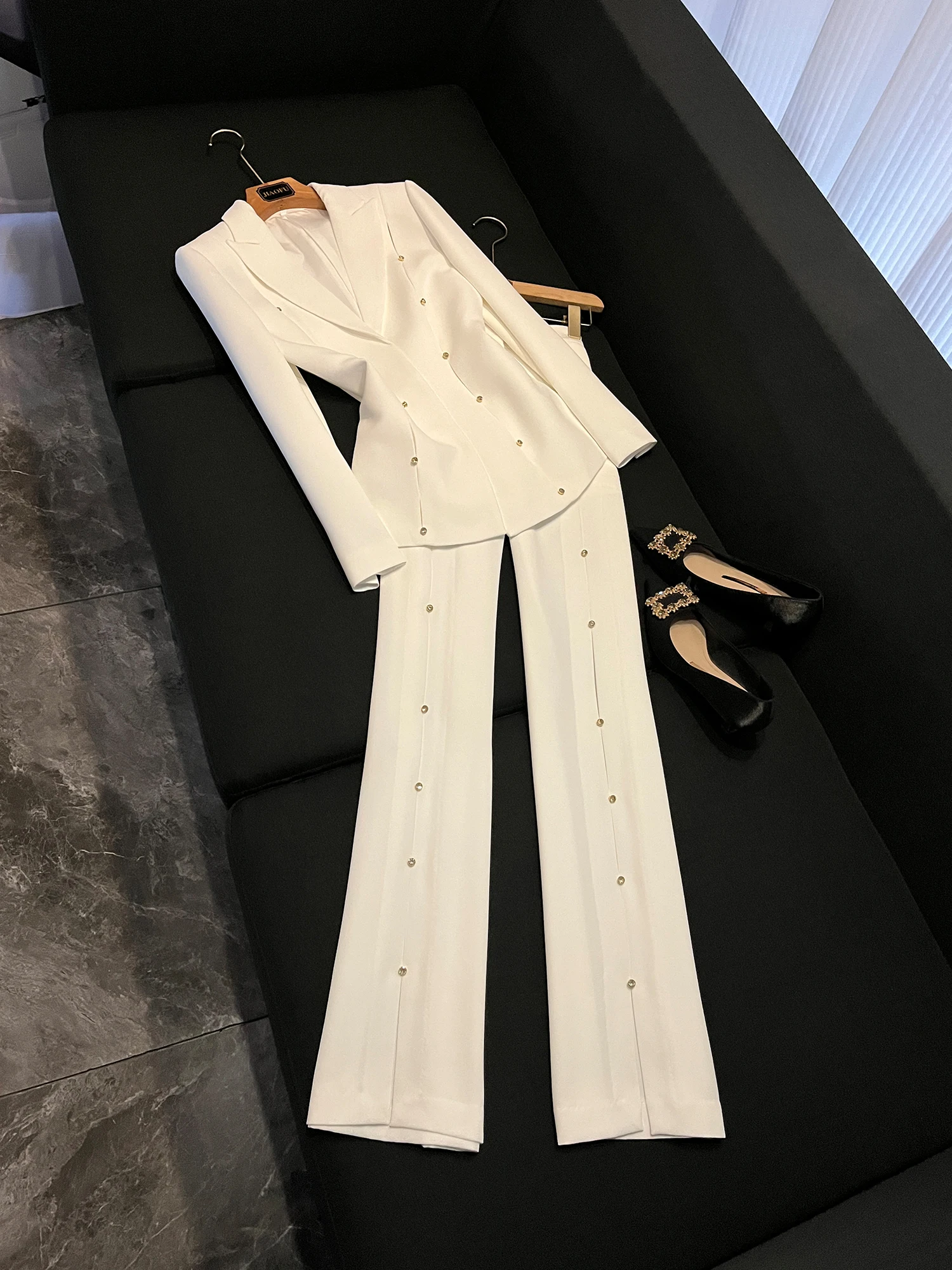 

Новый комплект брюк Star Faion Lady Ele Heavy Work с бриллиантами и открытыми брюками AY203, женский ансамбль премиум-класса