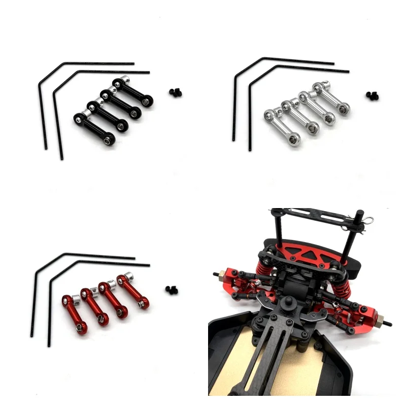 Metal Accessories HNR H9804SR H9804M3 H9804 Foxhound RC 1/10 Remote Control Car Front and Rear Anti-Tilt Bars Parts