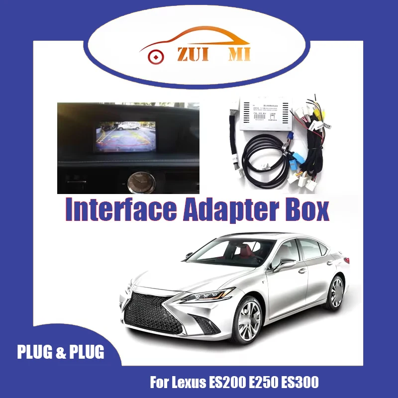 Car Interface Adapter Decoder For Lexus ES200 E250 ES300 Reversing Decoder 360 Decoder Thickening & Upgrading High Definition