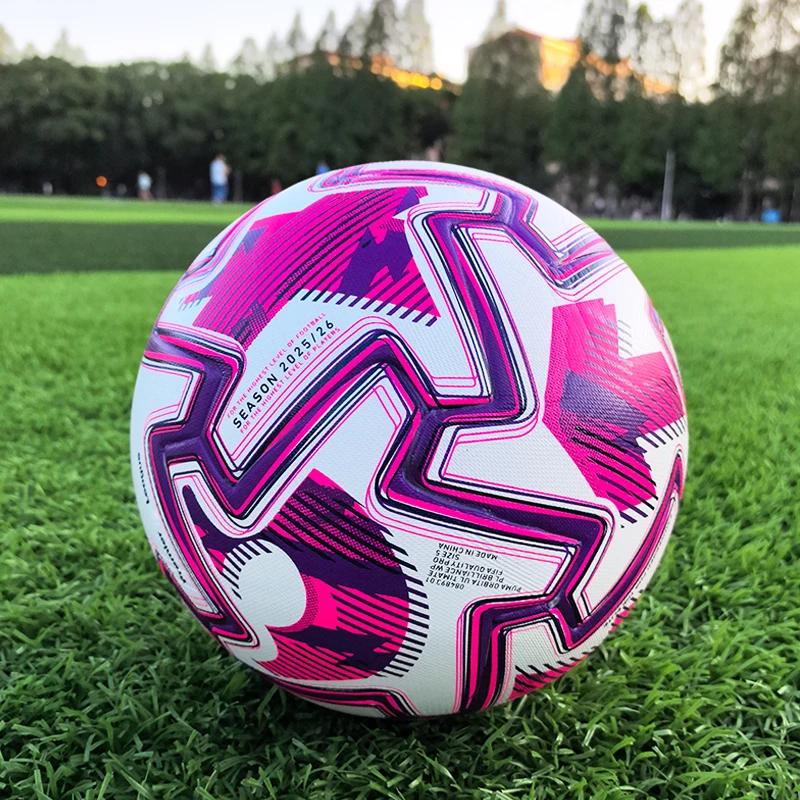 2025 Season Standard Soccer Ball Size 5 soft PU High Quality Professional Match Training Seamless Football Cheap Price