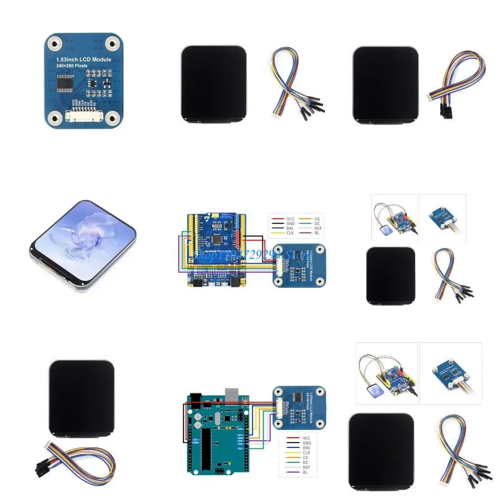 Y2GD 1.83inch LCD Display Module 240x280 Resolution SPI Interfaces IPS LCD 65K Color