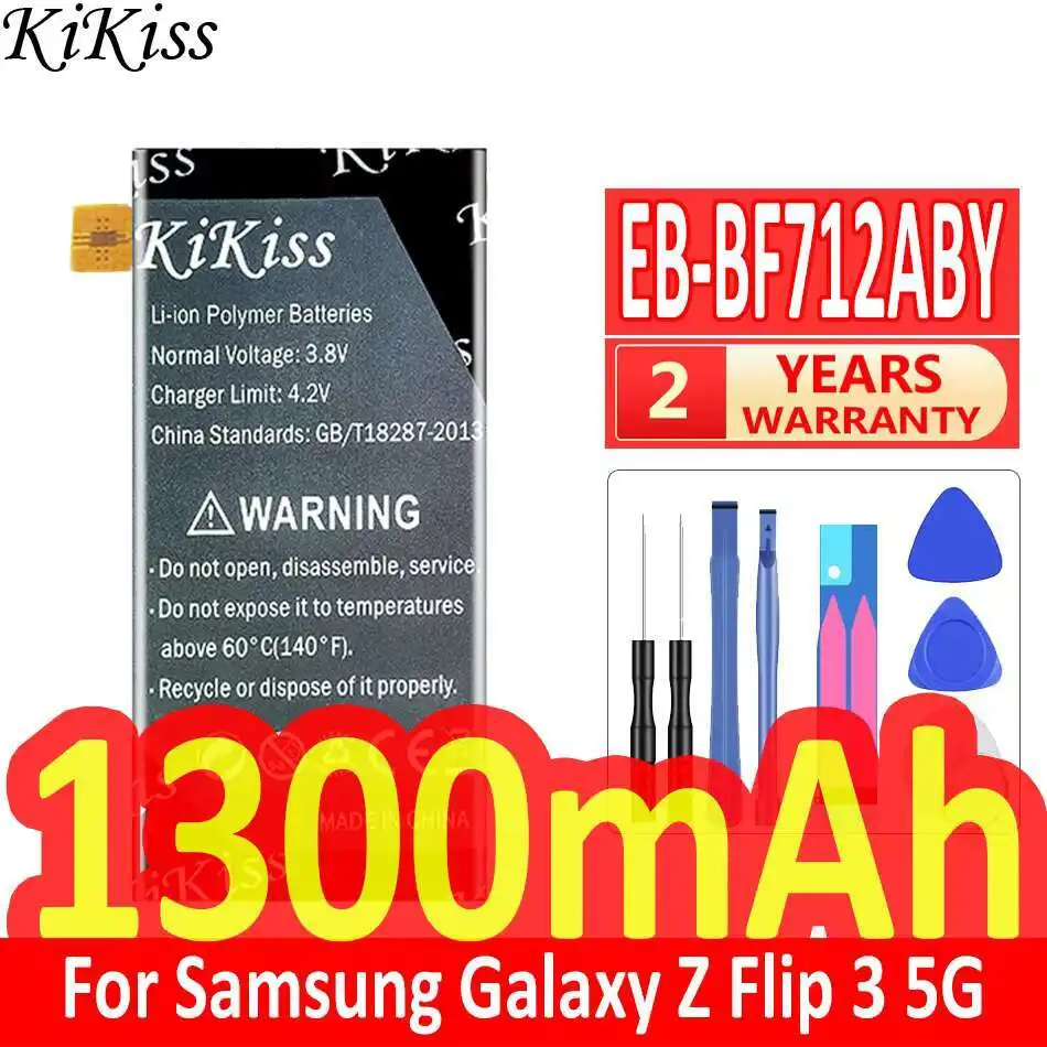 

For Samsung Galaxy Z Flip3 Flip 3 5G F7110 SM-F711B Premium Replacement Mobile Phone Battery EB-BF712ABY 1300Mah