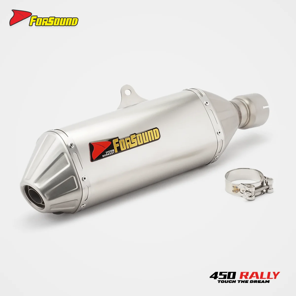 

Выхлопная система T148 для внедорожного мотоцикла KOVE 450Rally 2021-2026: интегрированная средняя и задняя секции, высокопроизводительная модифицированная выхлопная труба