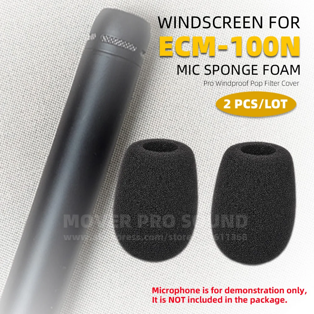 Replacement For SONY ECM-100N ECM 100N 100 N Windscreen Microphone Windproof Pop Filter Screen Windshield Sponge Mic Cover Foam