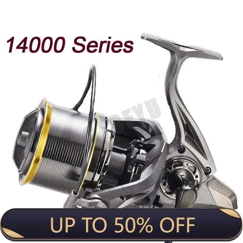 

Spinning Fishing Reel 50kg Anchor 18 bearing 10000S 12000S 14000S Strong Spool Long Casting Sea Fishing Bass Wheel