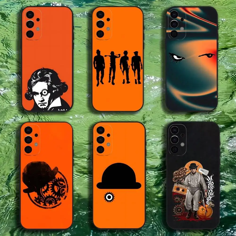 

A C-Clockwork O-Orange Phone Case For Samsung S25,S24,S21,S22,S23,S30,Ultra,S20,Plus,Fe,Lite,Note,10,9,5G Black Cover