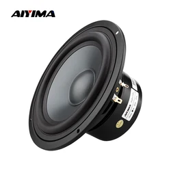AIYIM 1Pcs 6.5 Inch Woofer Speaker 4 8 Ohm 80W Mid-Bass Speaker Unit Home Theater Bass HIFI Loudspeaker Bookshelf DIY