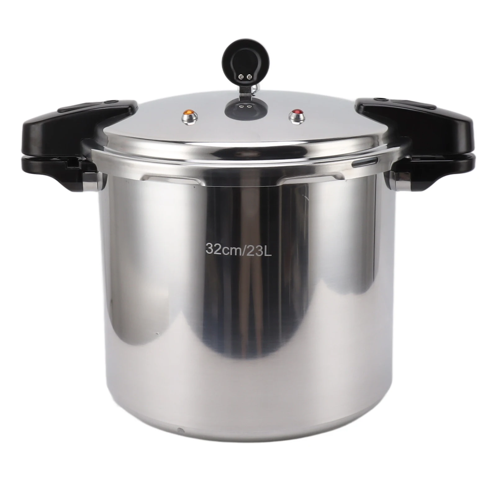 32cm Pressure Cooker Large Capacity Aluminium Alloy Canner with Pressure Gage ​for Gas Stove Flat Top Stove Pressure Canner