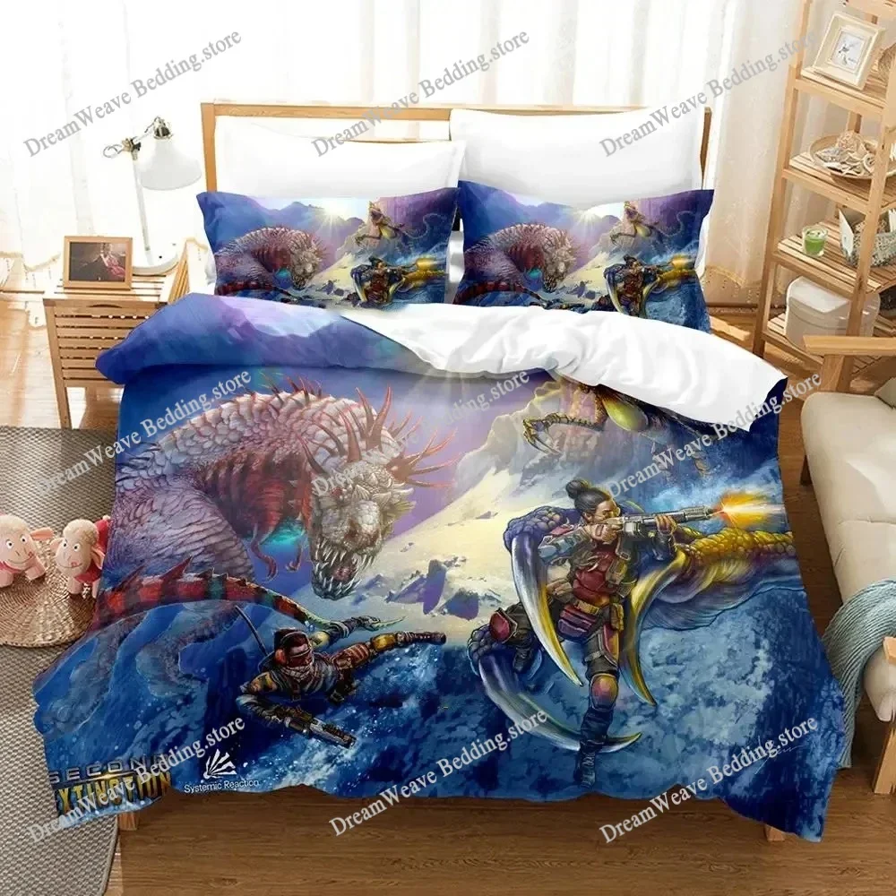 

New Second Extinction Bedding Set Single Twin Full Queen King Size Bed Set Adult Kid Bedroom Duvet Cover Sets 3D Print Game