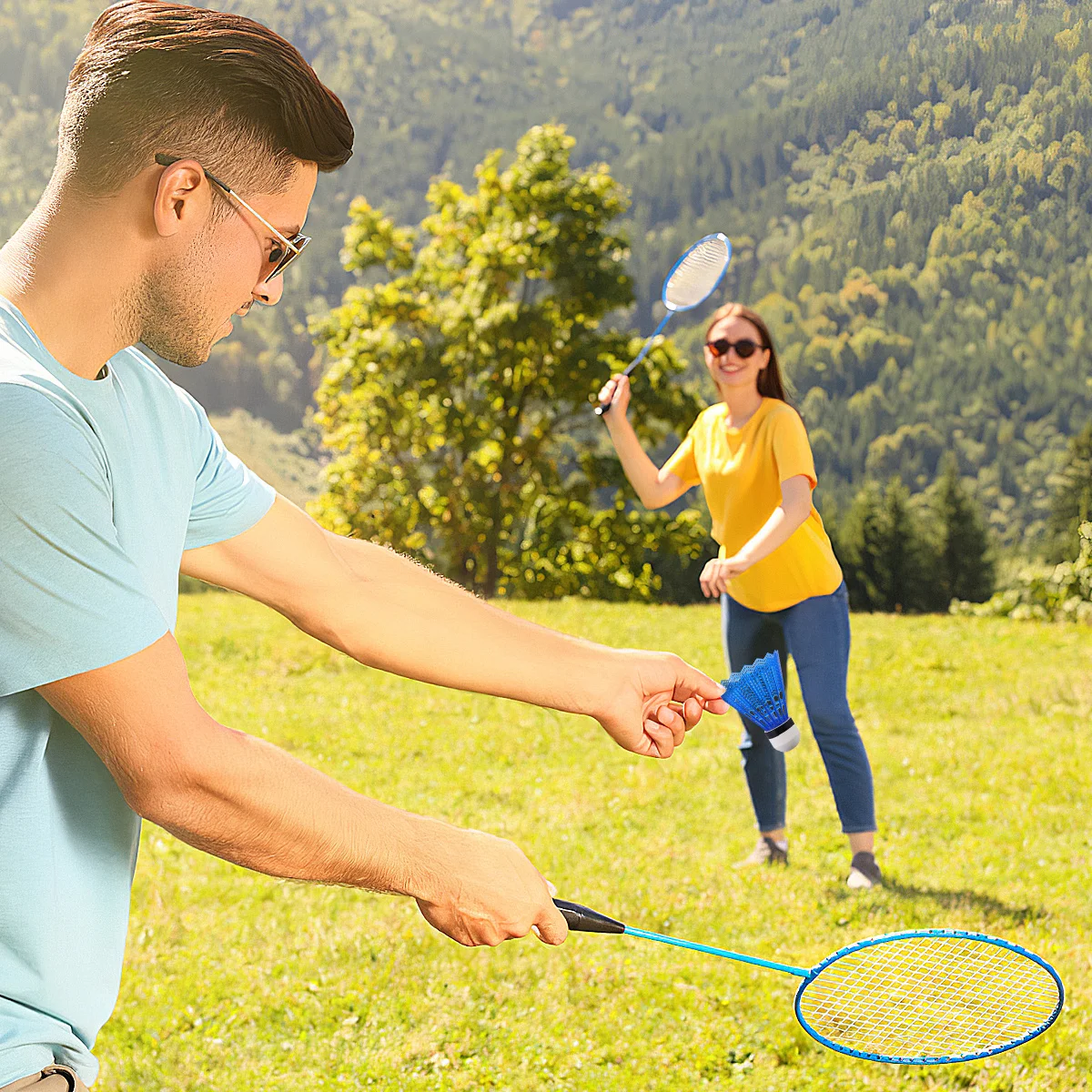 

12Pcs Colorful Badminton Balls Soft Cork Base Durable Plastic Shuttlecocks Indoor Outdoor Training Sports Accessories