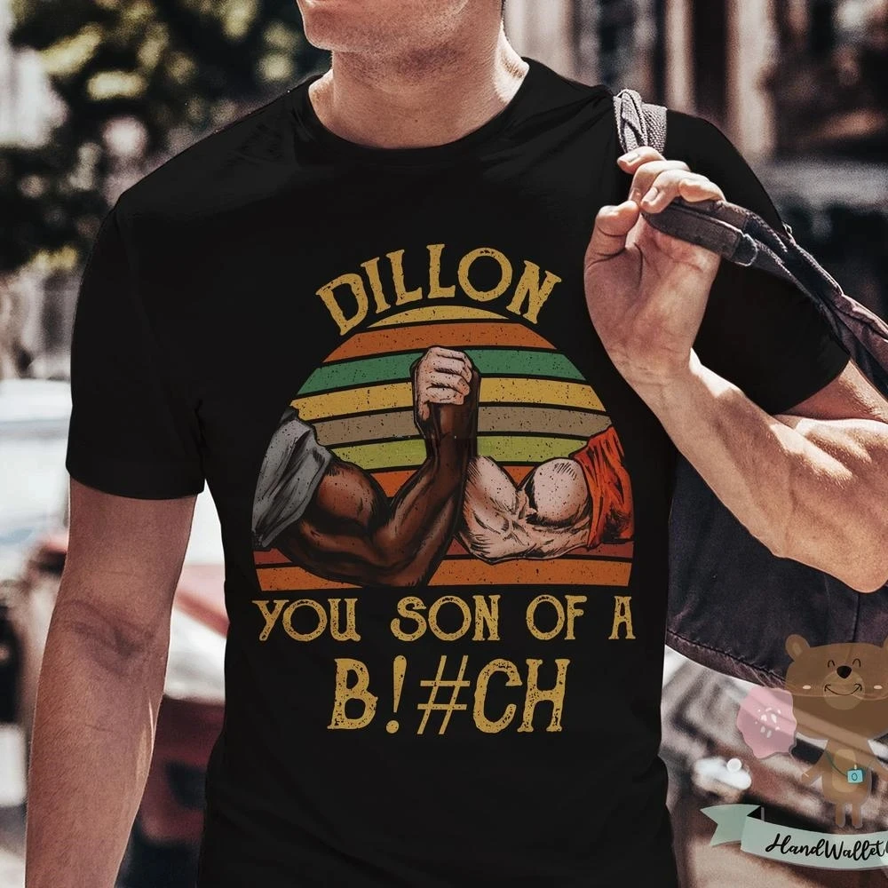 Vintage Dutch and Dillon Handshake Shirt  You Son Of A B tch T shirt  80's Movie Tee Funny Gift