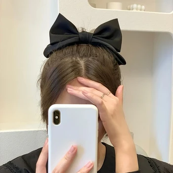 סיכת שיער נסיכה קוריאנית עם קשת 3D, קליפסים חמודים לשיער, סרטונים לנערות, אביזרי שיער לנשים לאביב