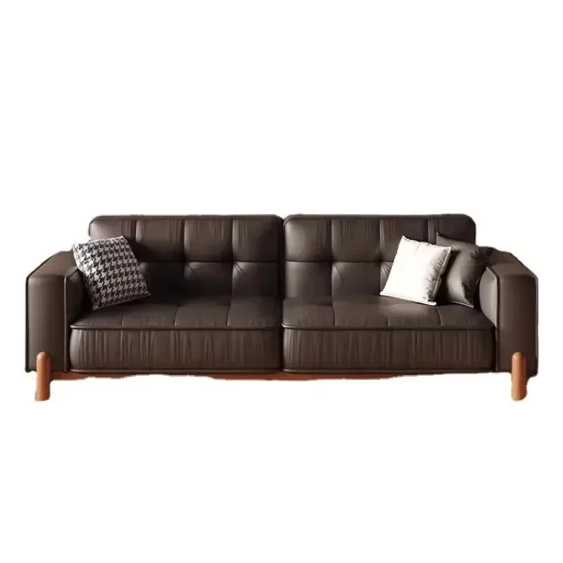 &Armrest Wooden European Sofa Waterproof Individual Modern Nordic Bedroom Sofa Puffs Salon Luxury Divano 2 Posti Furniture Home
