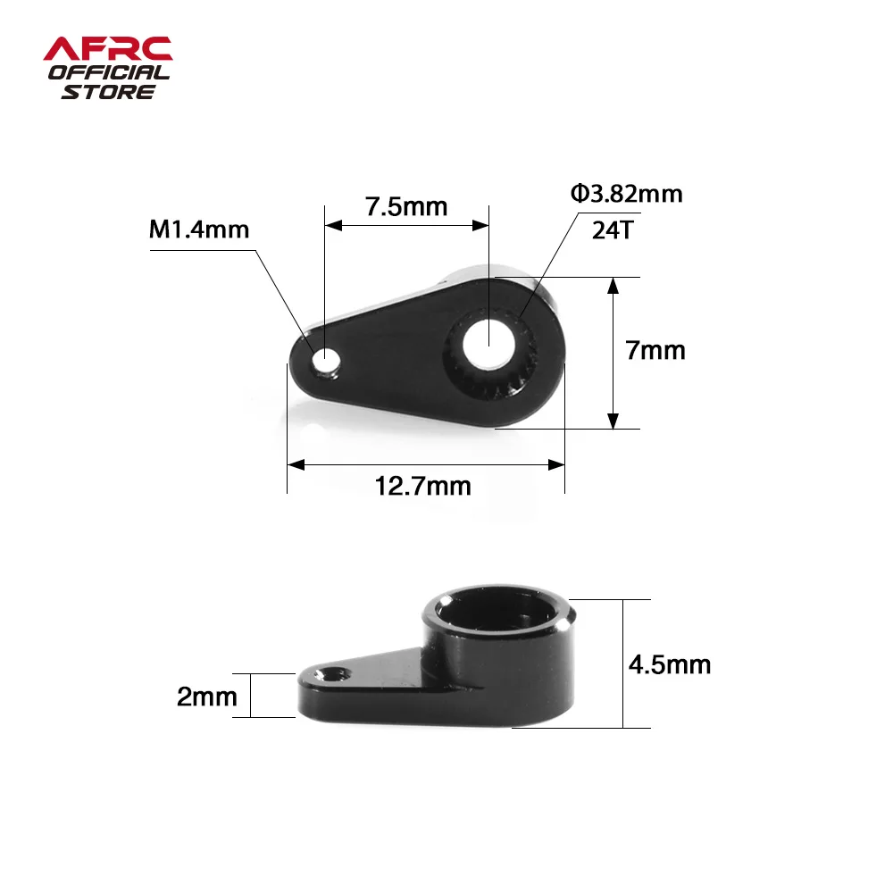 Afc h1006 24t Mikro metall horn für afc d1802mg Serie Servo Metall Upgrade Teile RC Auto DIY Baugruppe Upgrade