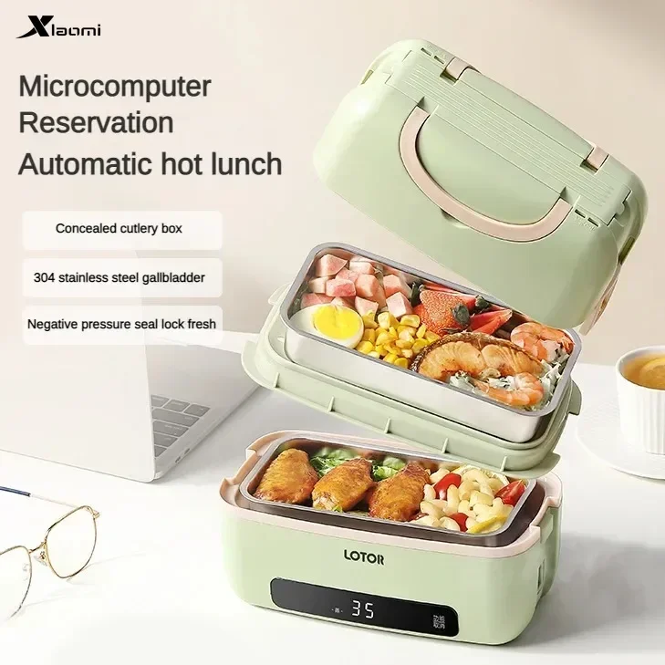 New style electric lunch box. Can be plugged in for heating and heat preservation. Office hot rice tool for office workers.