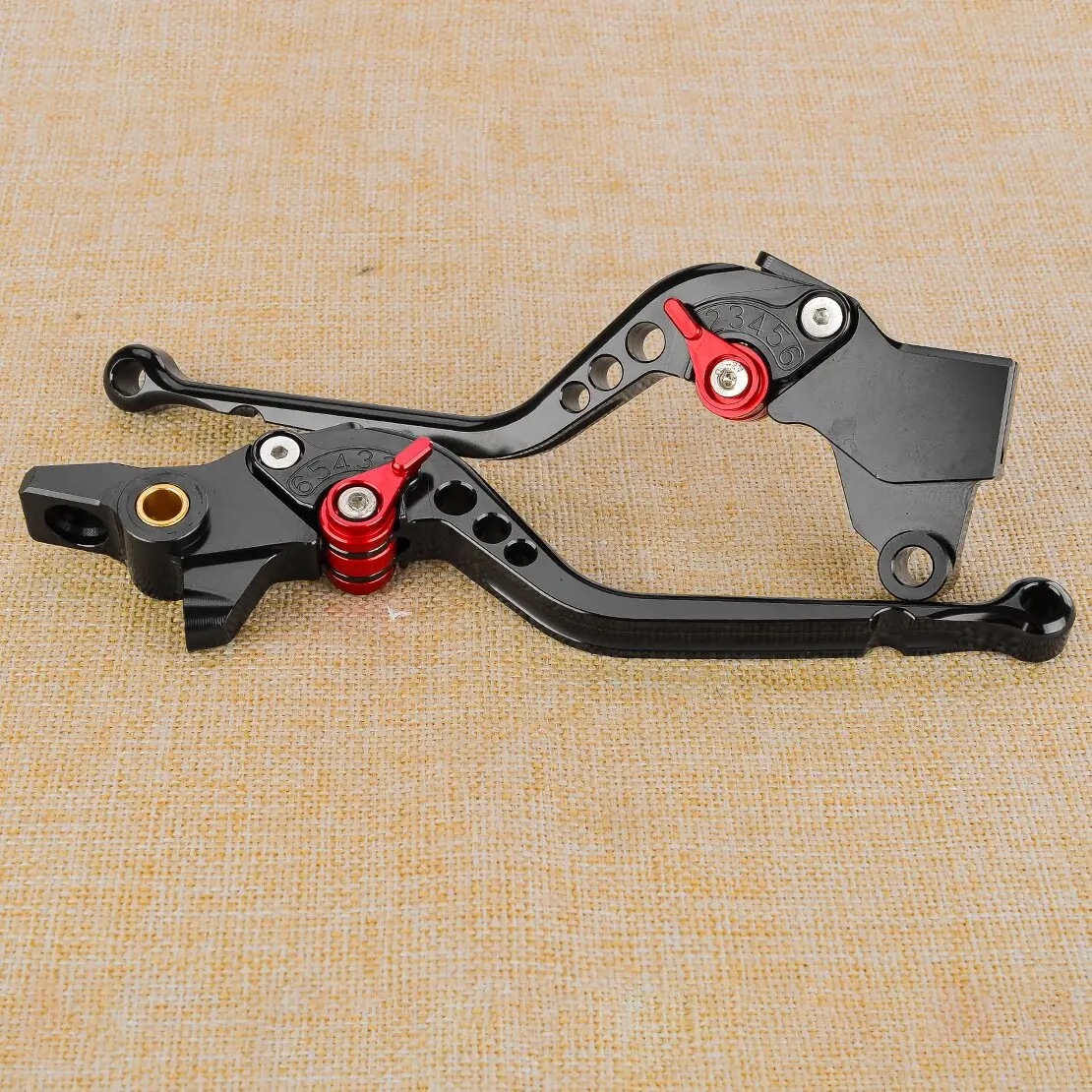 

1 Pair Black Adjustable Brake & Clutch Lever Fit For Enfield Himalayan 450 2023-2025
