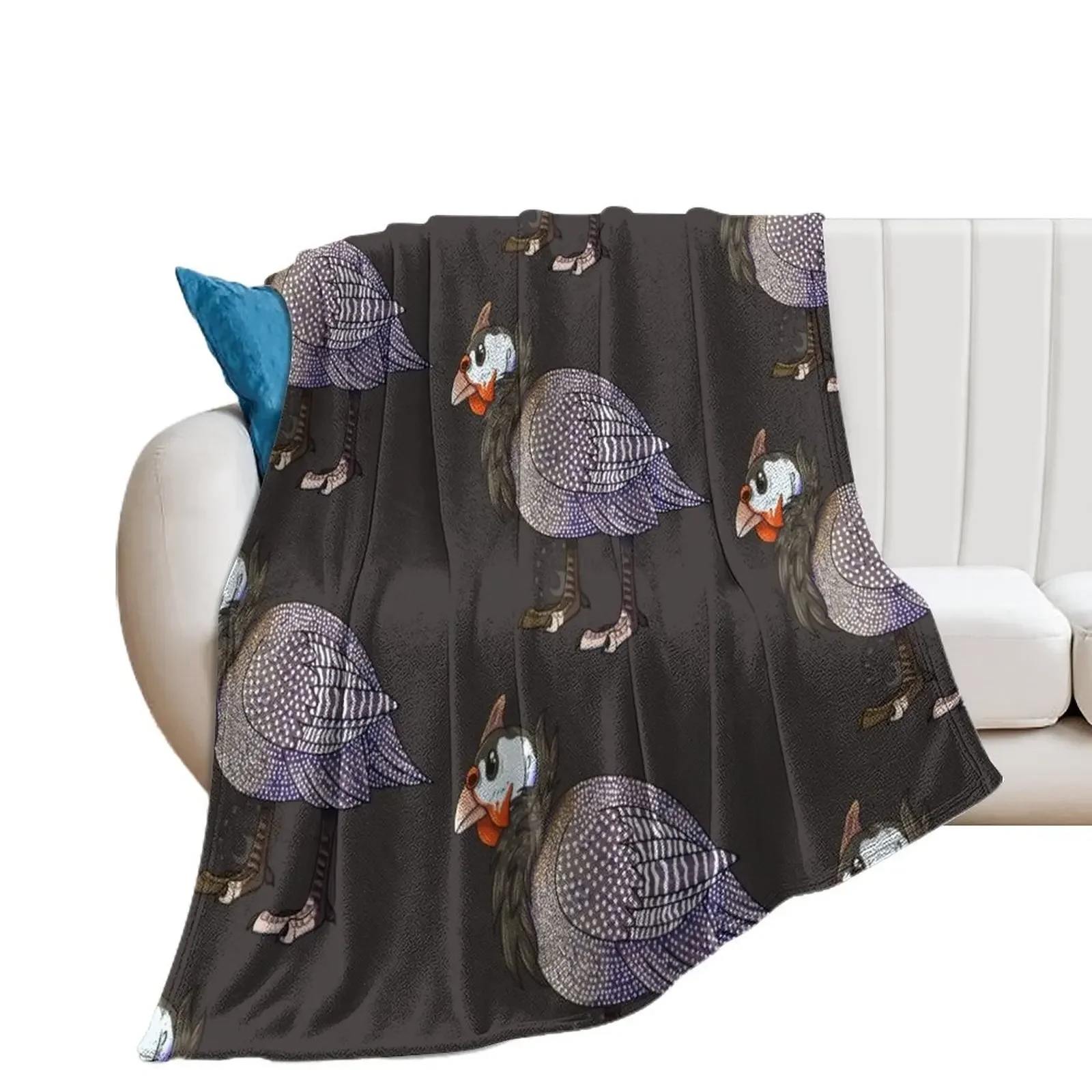 

Guinea Fowl Throw Blanket Retros sofa bed Sleeping Bag Winter beds Blankets