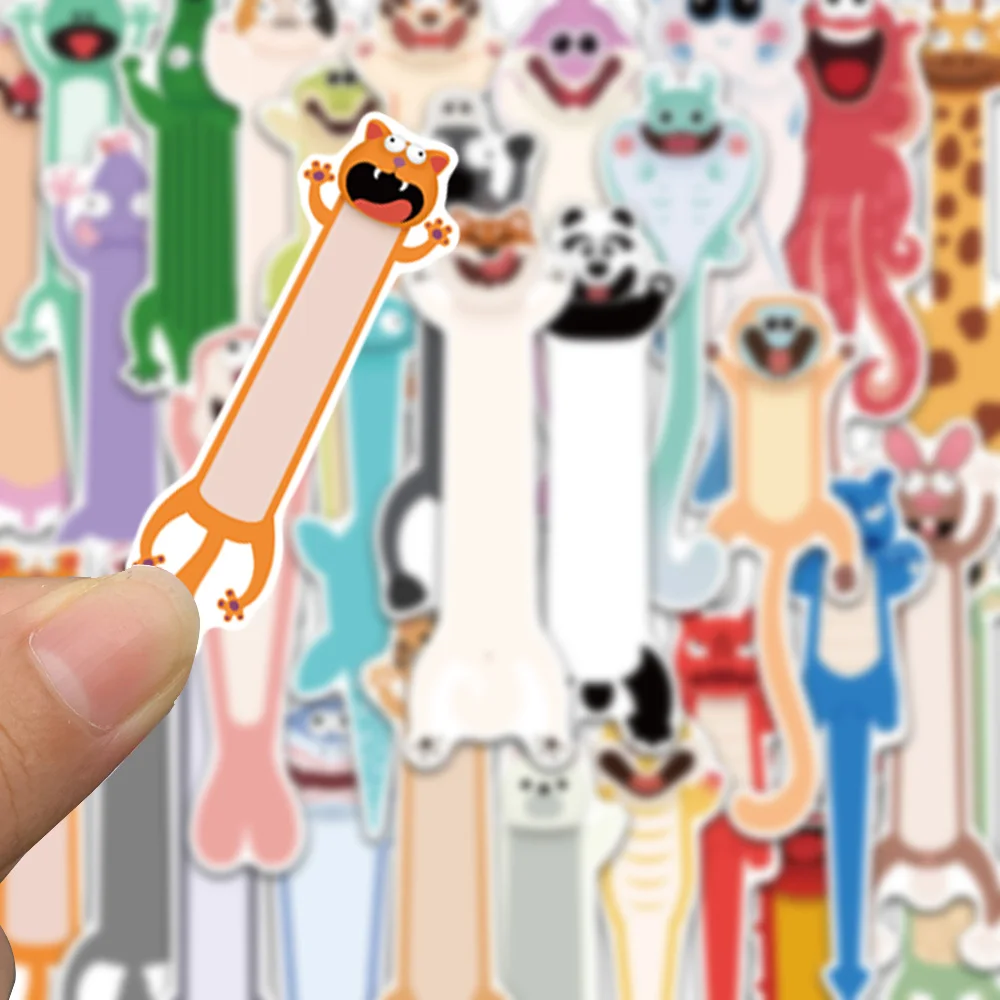 30PCS Funny Cartoon Animal Bookmarks Personalized Reading Tags Bookmarks Students Use Creative Gifts to Tag Cards