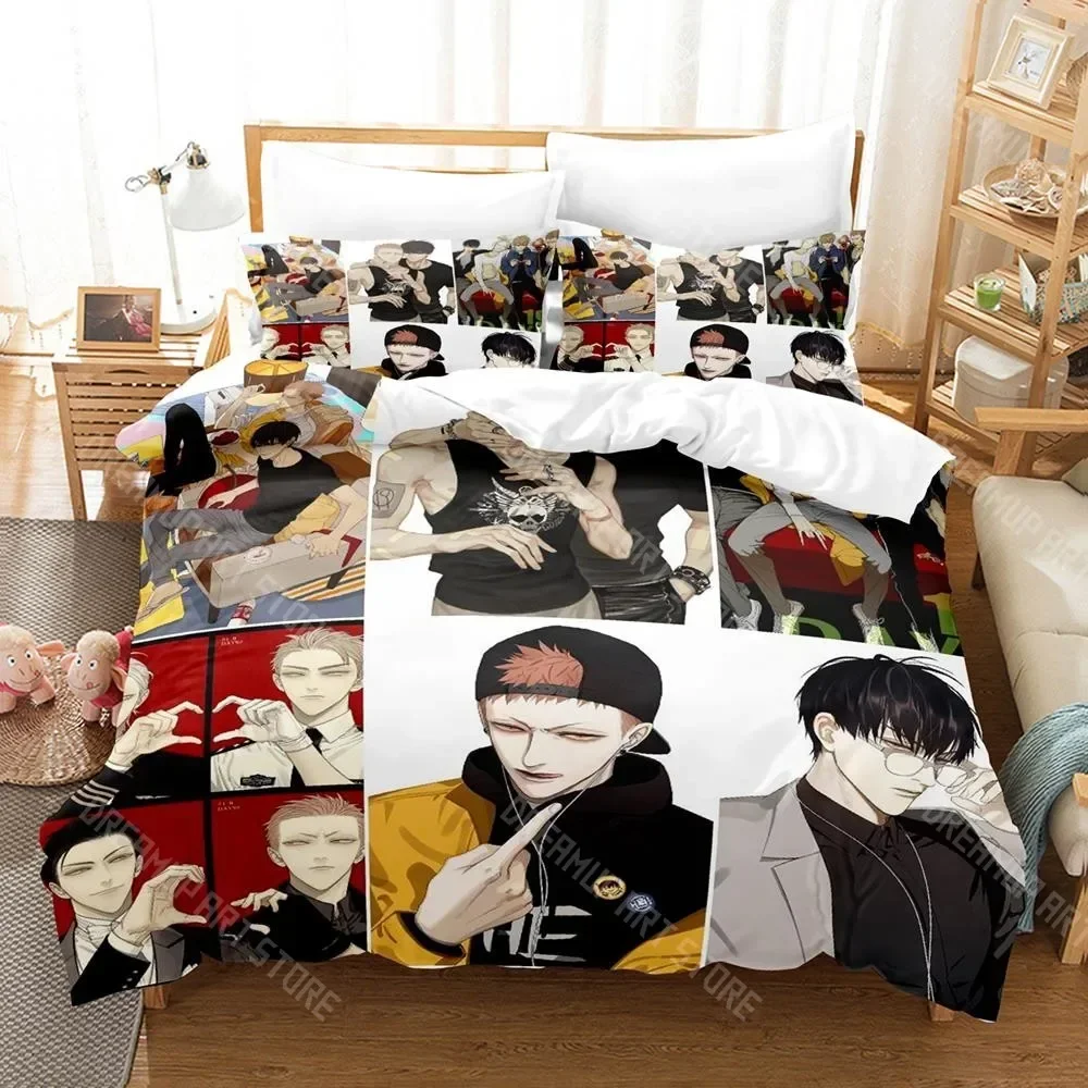

3D Print 19 Days AnimeBedding Set Boys Girl Twin Queen King Size Duvet Cover Pillowcase Bed boys Adult Home Textiles