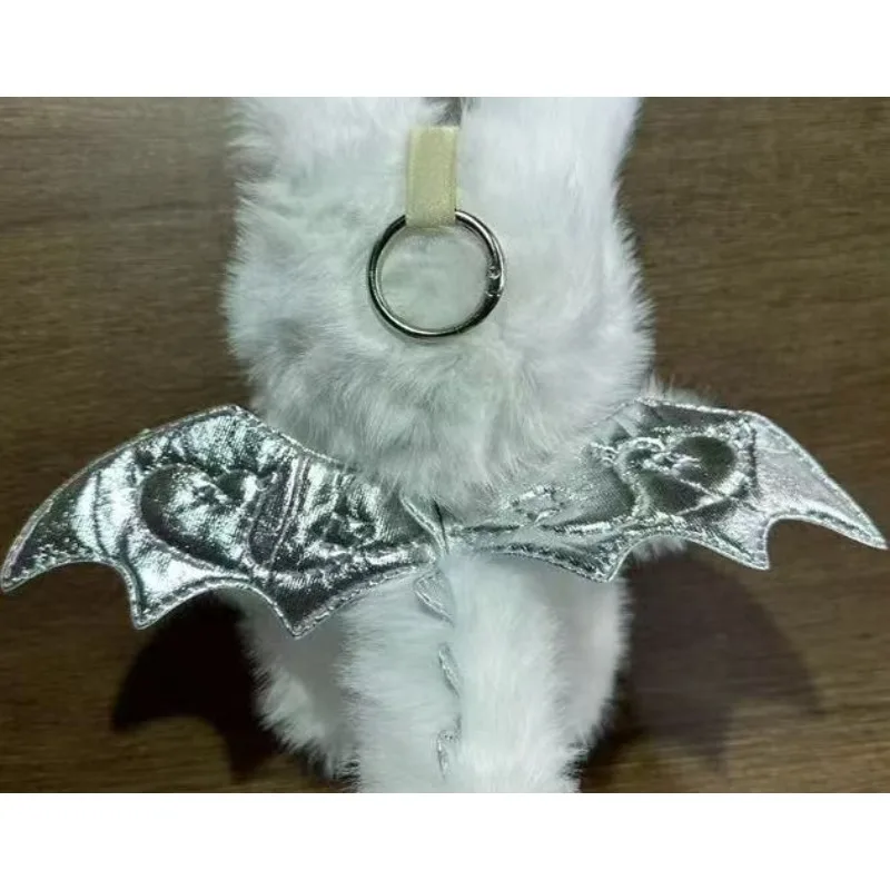 هدايا عيد الميلاد لعام 2025! سلسلة مفاتيح مونستر سلسلة الملاك من الفينيل لتزيين معلق لعبة مفاجأة هدية عالية الجودة هدية مفاجئة للفتيات