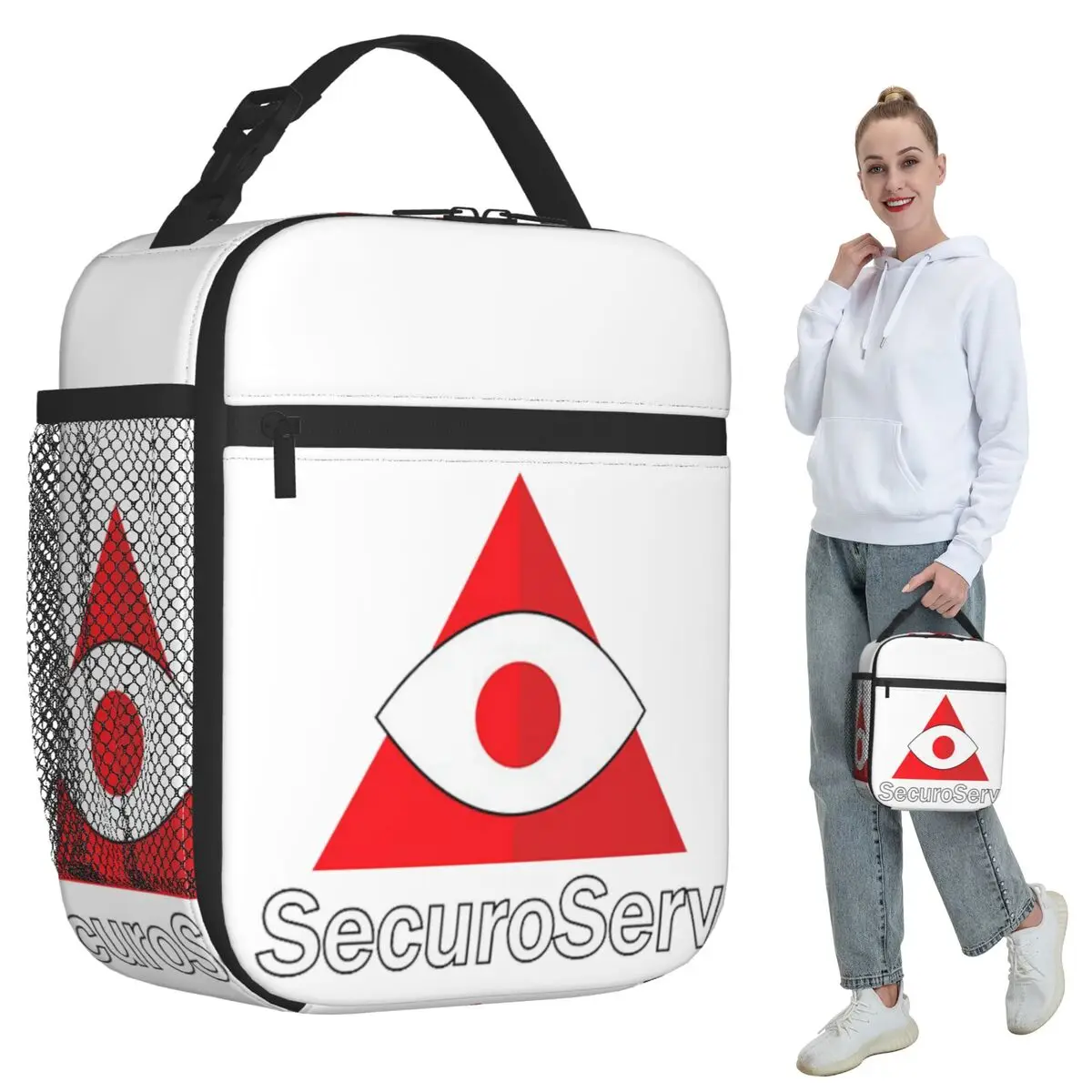 

SecuroServ Insulated Lunch Bag for Women Office Cooler Thermal Food Box Tote Portable Lunch Boxes Container