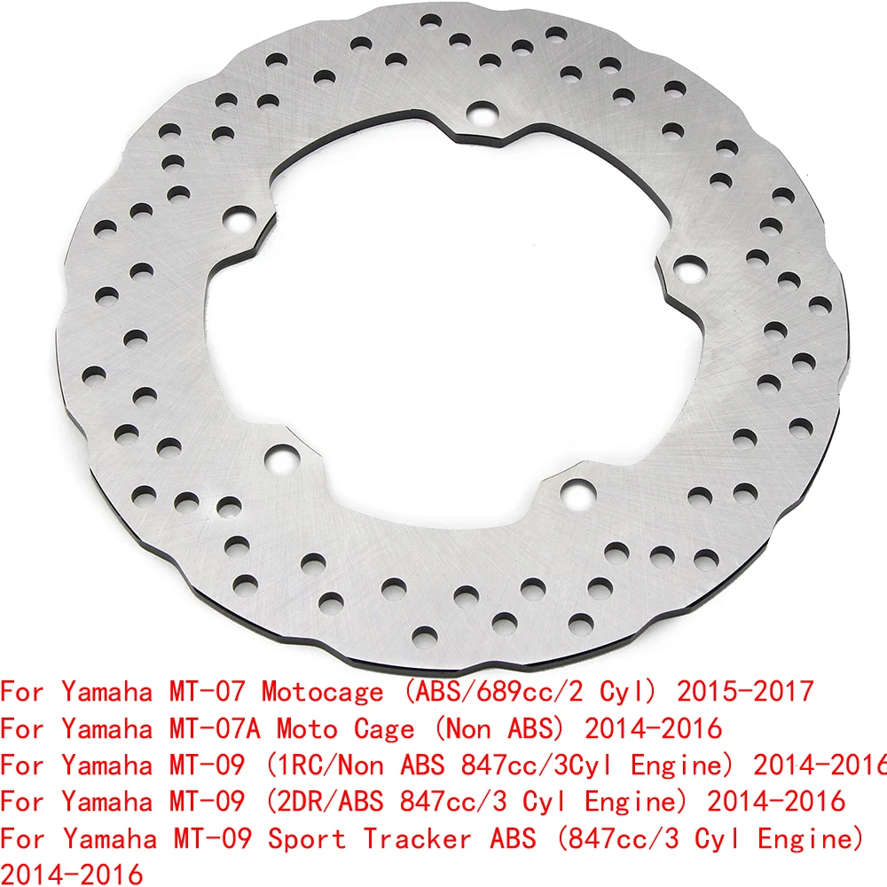 

MT09 2020 Motorcycle Rear Brake Disc Brake Rotor For Yamaha MT07 MT 07 MT-07 Motocage MT-09 SP Sport Tracker Rally ABS MT850 A D