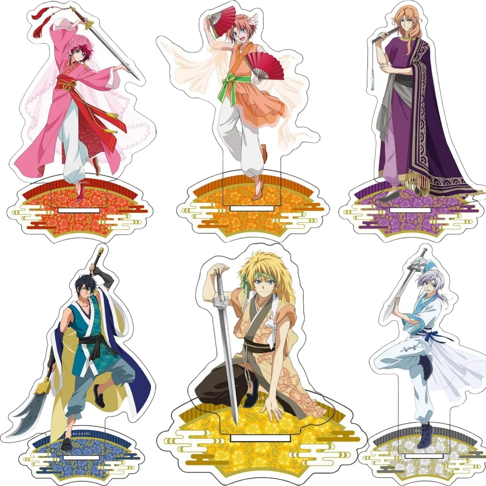 Fans Gifts Game Anime Yona Yun Kijia Son Haku Jieha Suuon Shina  HD Figures Acrylic Stand Desktop Ornament Series About 15cm