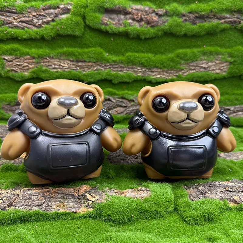 11 cm/4.33in Valorant Squeeze Tactische Beer Kneden Pop 3D Fun Decompressie Spel Randmodel Creatieve Ontspanning Gift speelgoed