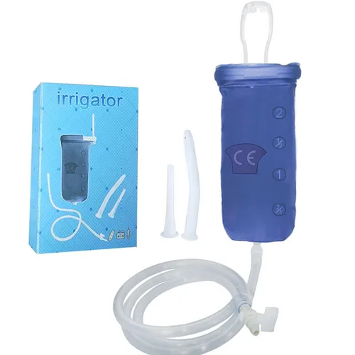 Imagen 2 del producto Bolsa de Enema de goma de PVC de gran capacidad, reutilizable, anal, recto, higiene Personal limpia, 1,6/2L