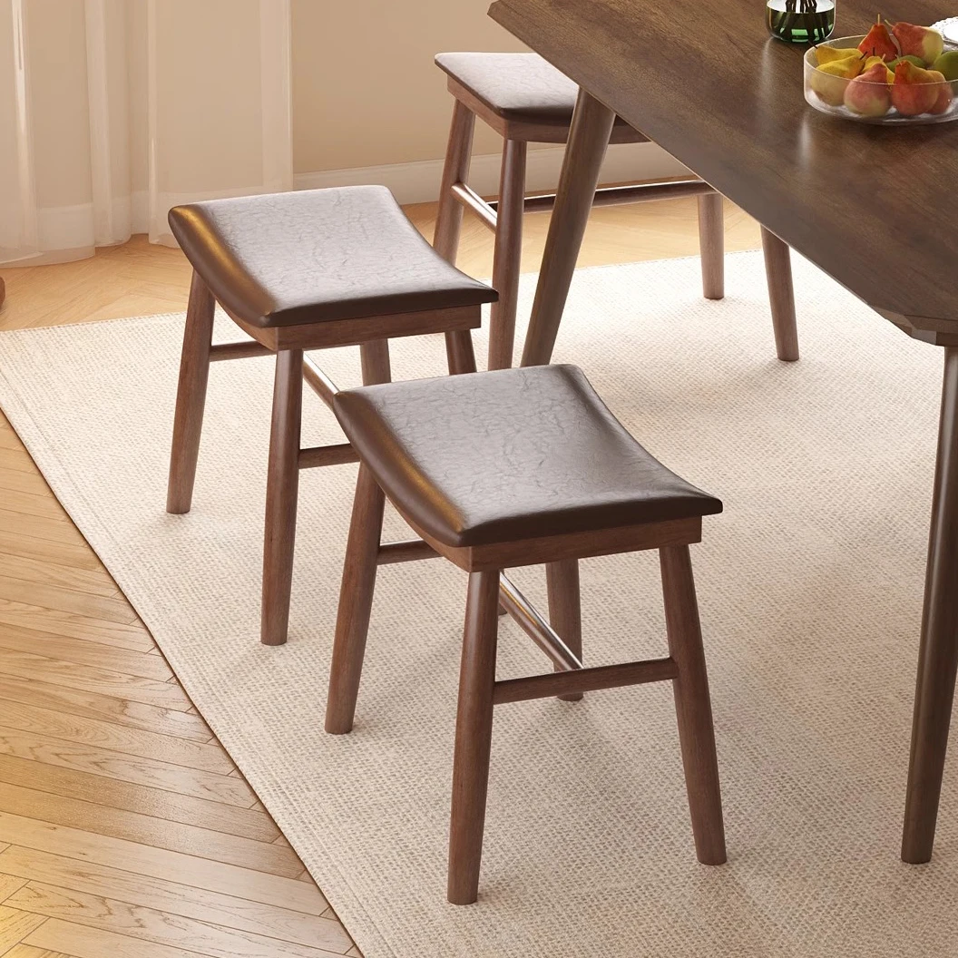 Dining Room Antique Furniture Storage Sgabello Pieghevole Office Economic Hocker Home Furniture Square Chair Rustic Stool