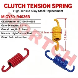 GY6 50cc Performance Clutch Springs 50-R4036B For GY6 50cc Chinese Scooter Moped 139QMB Engine