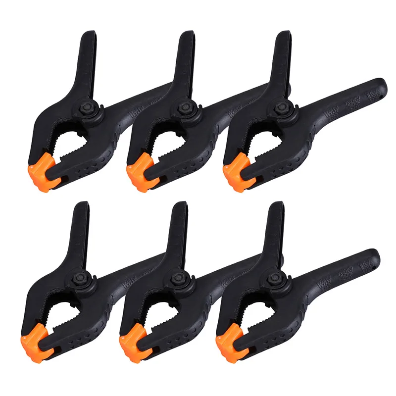 

2/3/3.5/4/6inchPlastic Nylon Adjustable Woodworking Clamps Working Tools Spring Clip Carpentry Clamps Outillage Menuiserie Clamp
