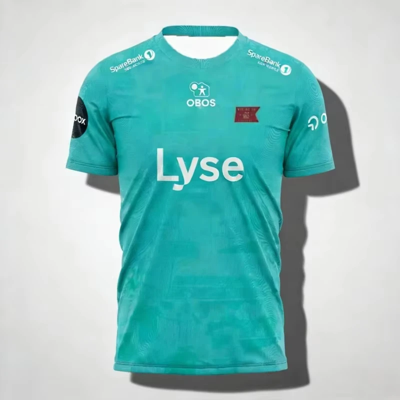 2026 Eliteserien Viking Heimtrikot Herbst Sport Freizeit Schnelltrocknend Kleidung T-Shirt Y2k Damen Familien-Matching-T-Shirts TOP – Detail 5