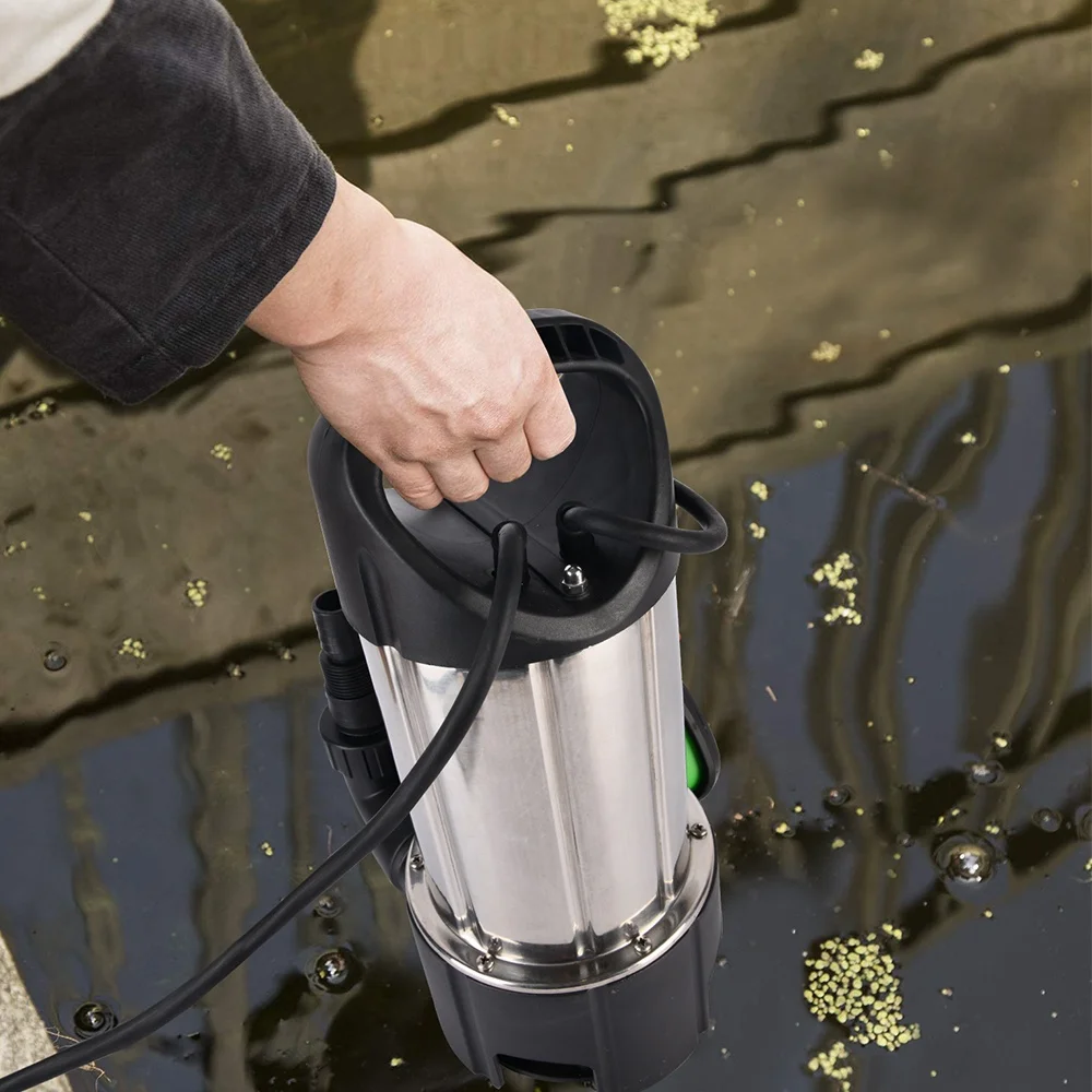 Vertak 750W Submersible Automatic Dirty Sump Water Pumping Machine Portable Garden Lawn Irrigation Spray Pump view 6
