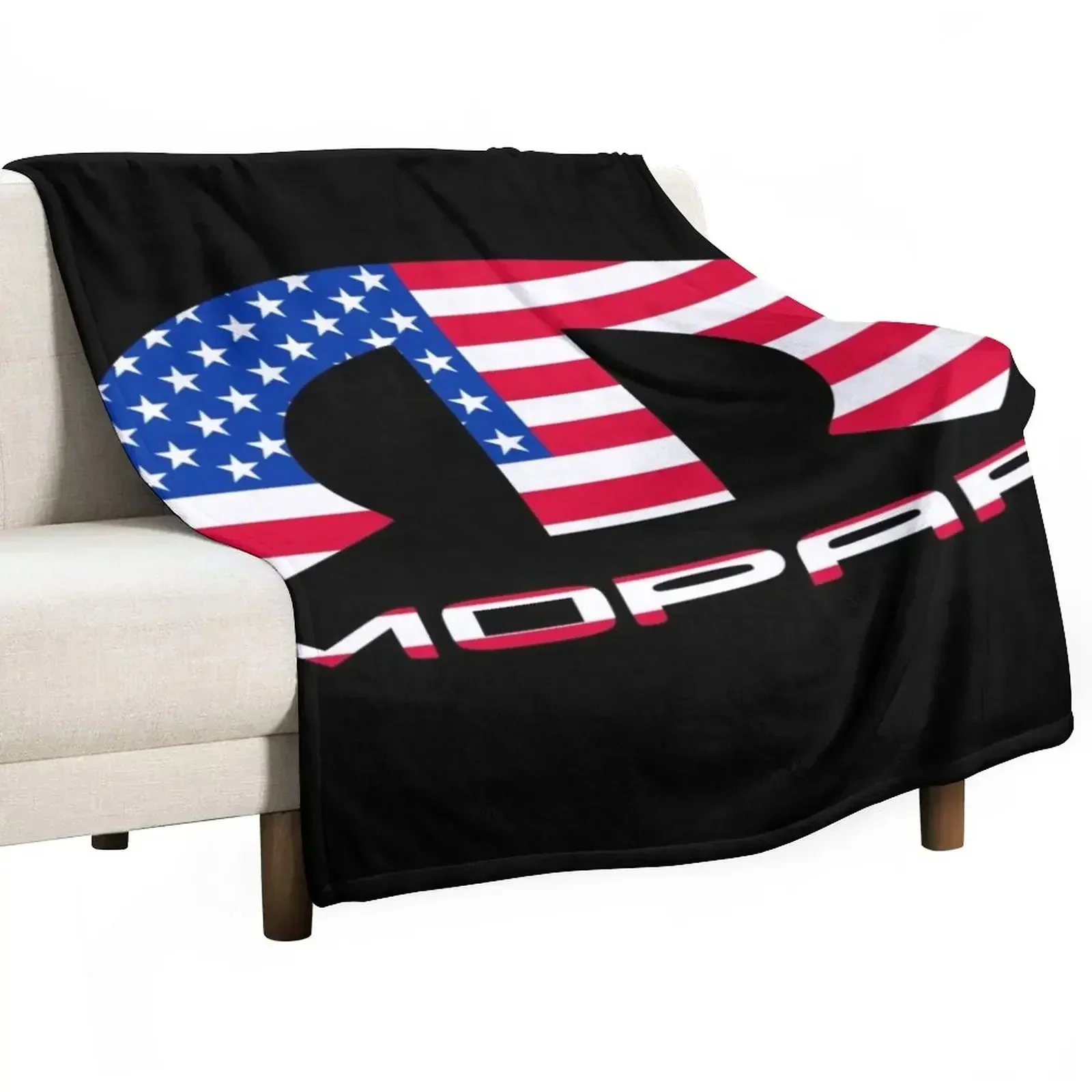 MOPAR.USA.FLAG Throw Blanket Travel for winter Blankets