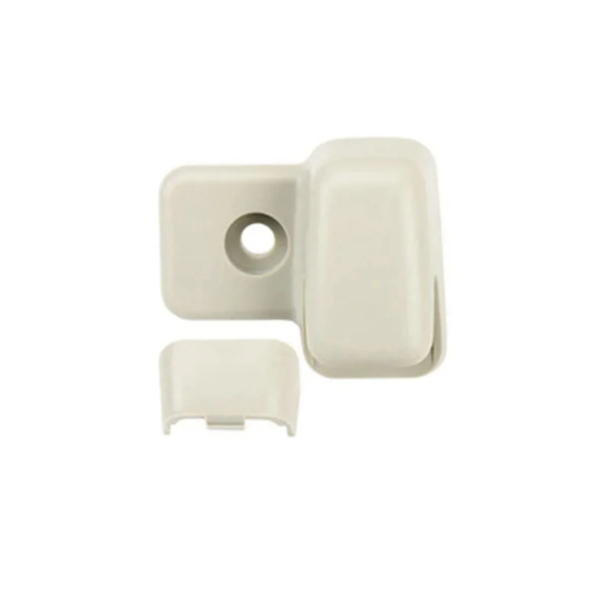 Auto Side Sun Visor Fixing Buckle for BMW Mini R55 R56 R60 Buckle 51169812837 Beige Front