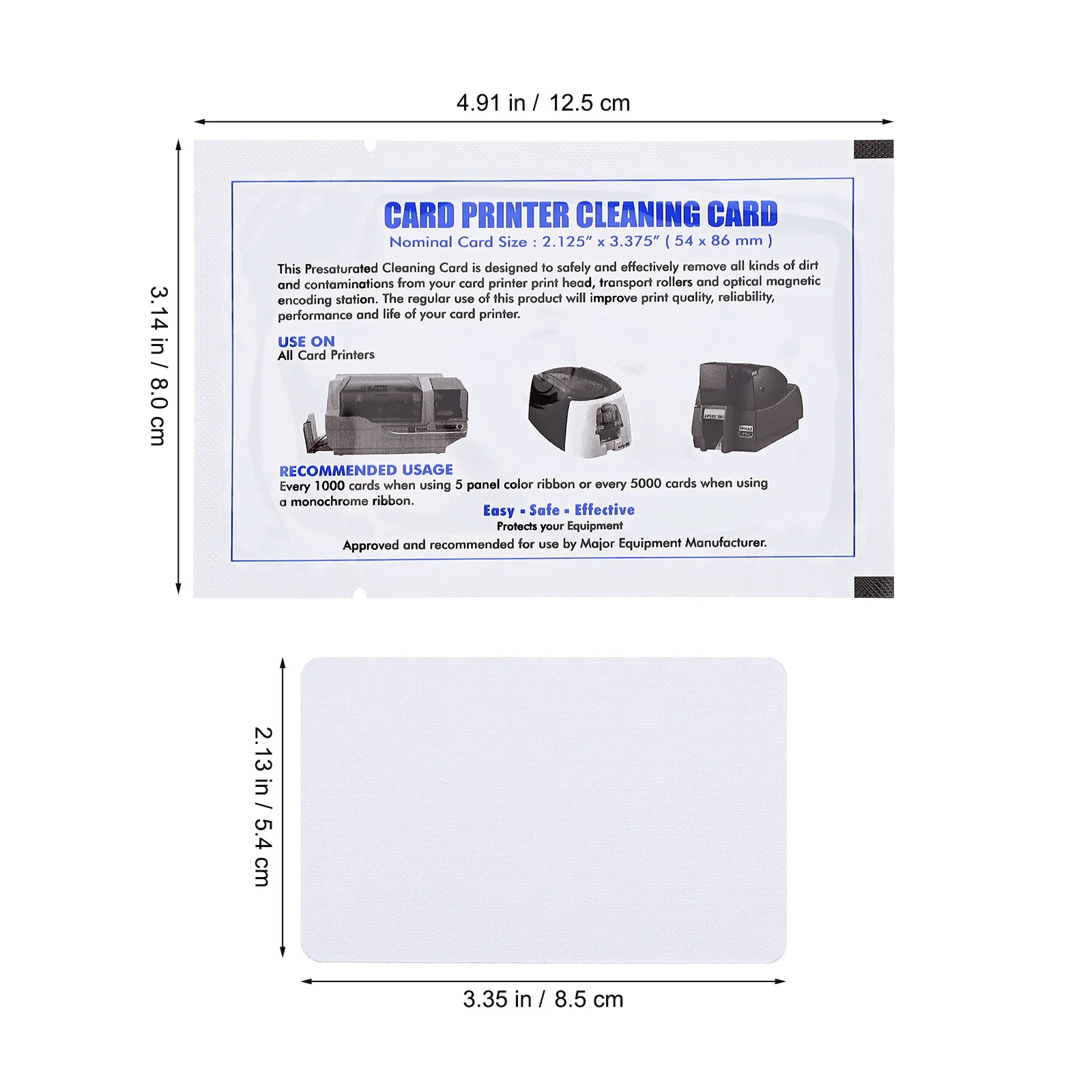 10Pcs Small Cleaning Card Reusable for Credit Card Reader Machine Pos Terminal Cleaner Dust Removal Essential Tool