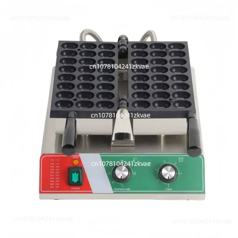 Commercial Waffle Maker, Electric 24-hole Egg Waffle Maker with Timing Control, Dynamic Control Function
