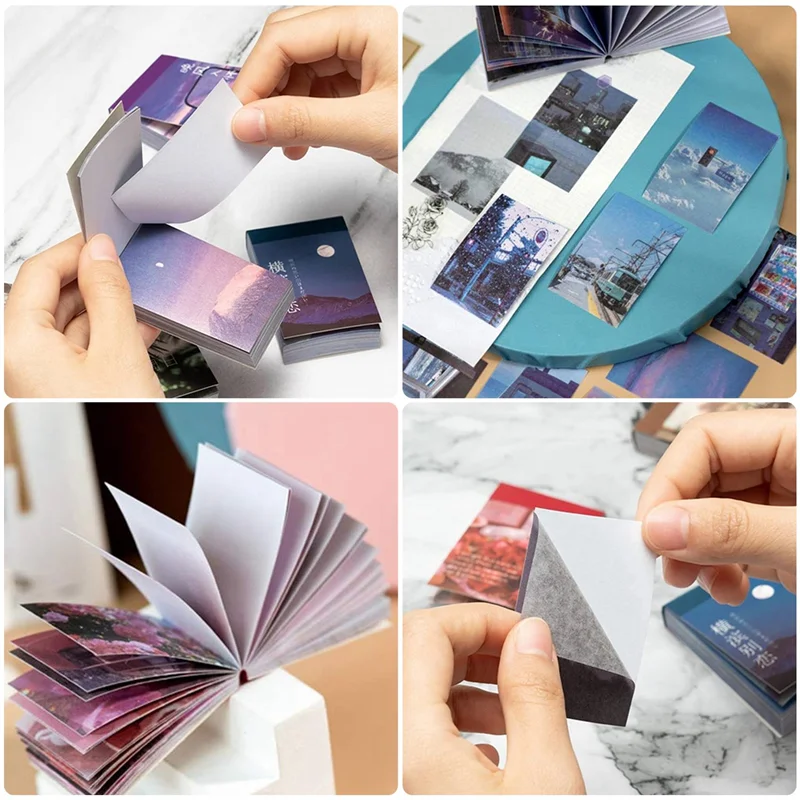 300 قطعة مجموعة ملصقات ورق اشي مشهد يومي أشياء الحياة السفر ملصقات Kawaii ملصقات جمالية عتيقة لألبوم DIY