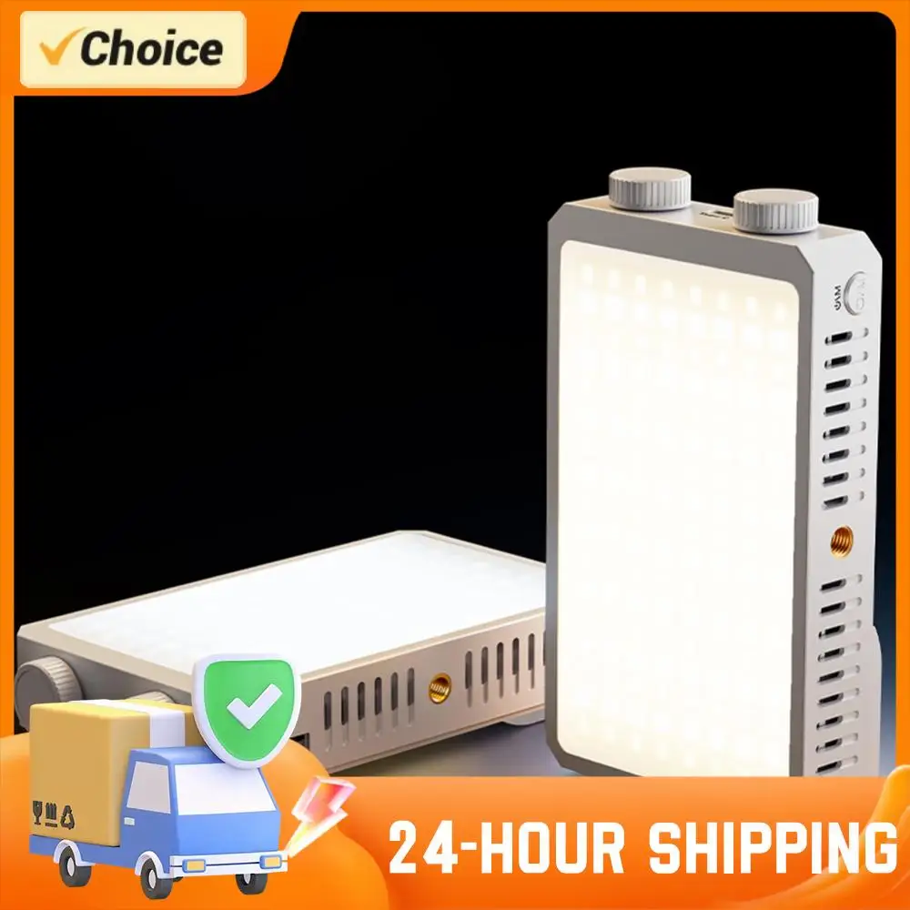 

40W LED Camera Light 2800K-9000K Handheld Fill Light 4400mAh Rechargeable Lamp Portable Light Panel for Photography Lighting