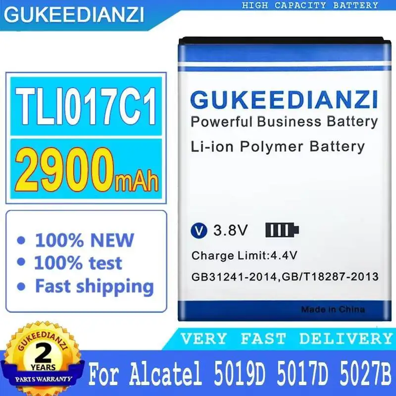 

Аккумулятор мобильного телефона TLI017C1 2900 мАч для Alcatel Onetouch Pixi 3 4,5 дюйма 5019D 5017D 5017A 5017X 5017 5027B