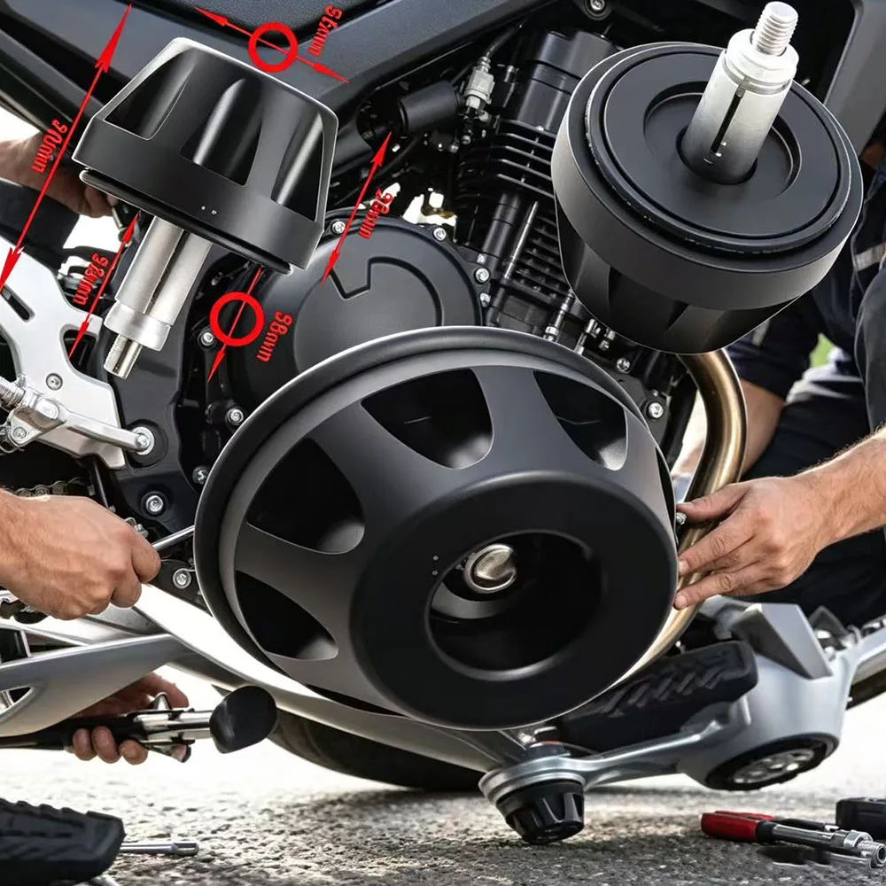 R1300GS Motorcycle Final Drive Housing Cardan Crash Slider Protector For BMW R 1300 GS R1300 GS R 1300GS GS1300 2023 2024
