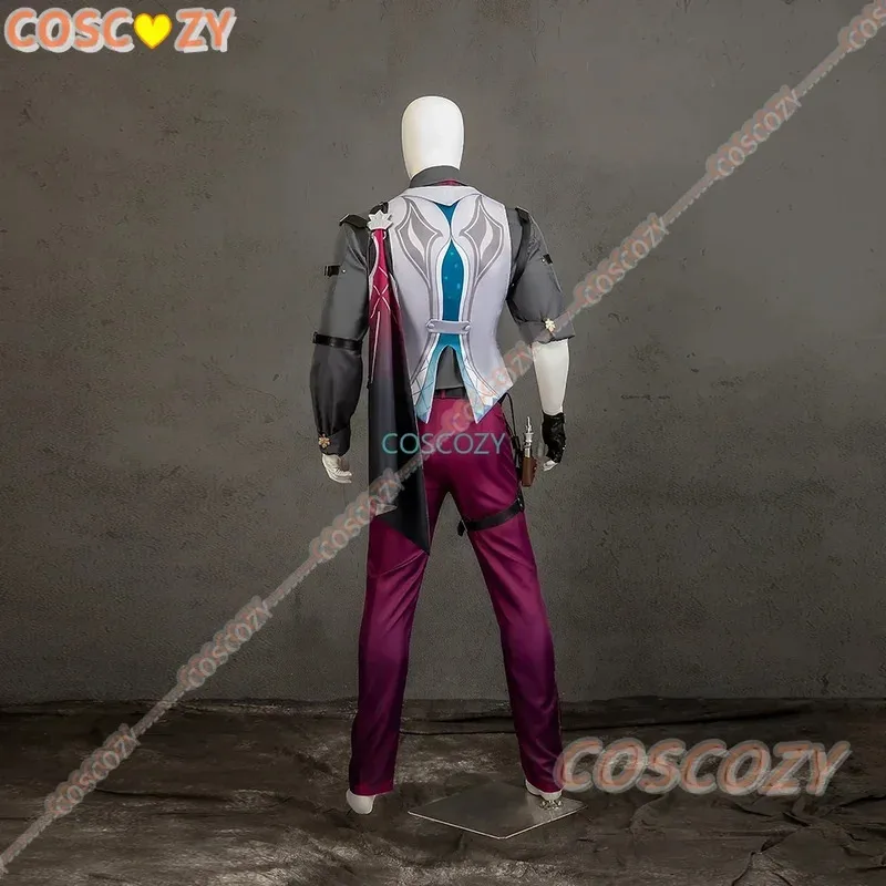 Gallagher Cosplay Costume Wig Honkai Star Rail New Women Men Halloween Party Uniform Security Officer Bloodhound Family Penacony