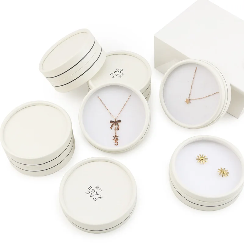 

Circular Jewelry Box Minimalist Jewelry Packaging Box Minimalist Jewelry Box Cardboard For Earrings Display